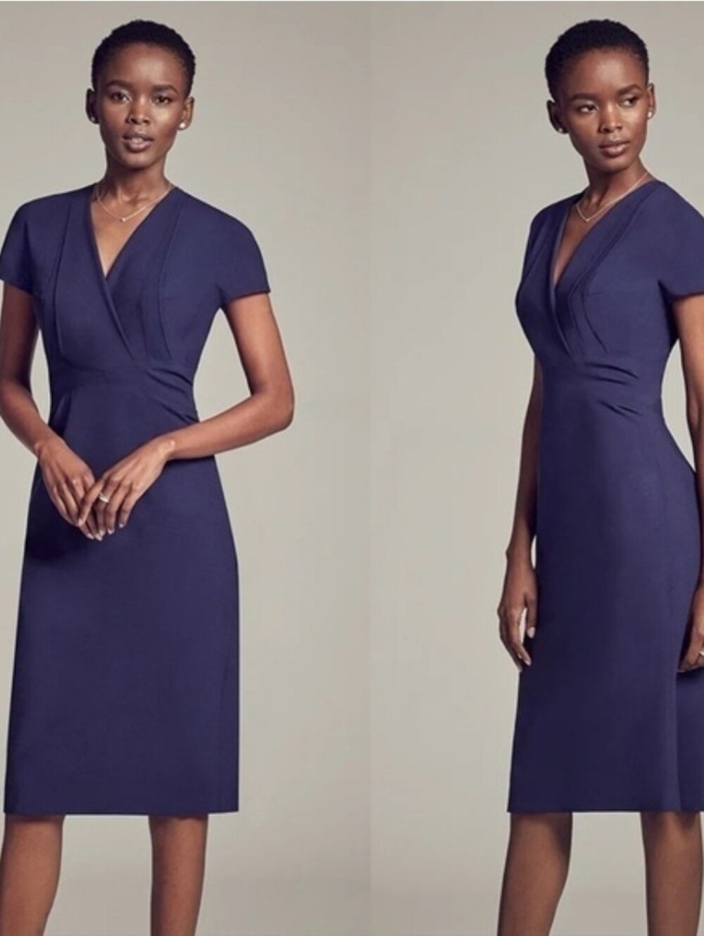 MM Lafleur Emma Dress In Deep Indigo Size 8 New With Tags